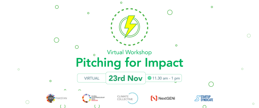 Virtual Workshop: Pitching for Impact